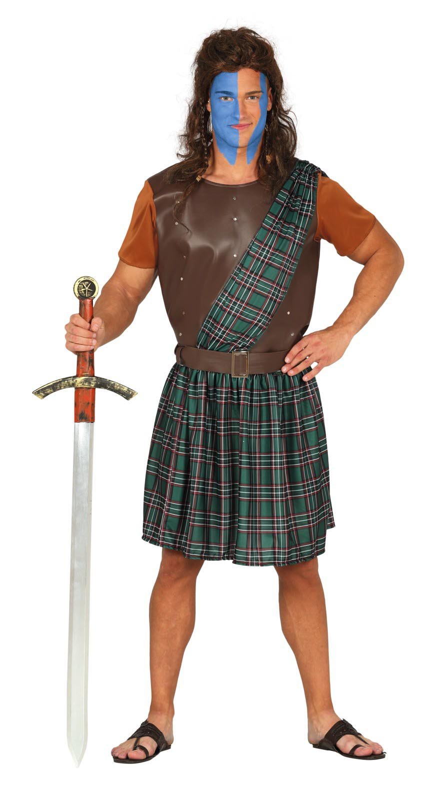 Adult Scottish Warrior Size L 52-54
