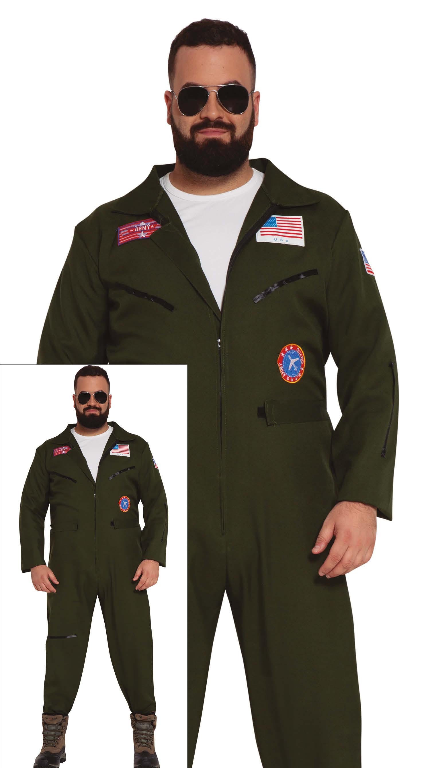 Fighter Pilot, Adult, 56 - 58 (Xxl)