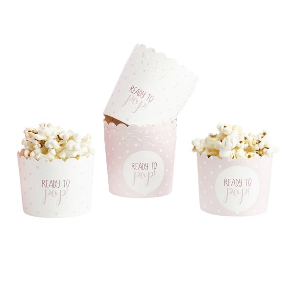 Pink 'Ready To Pop' Food Cups - Pack of 10